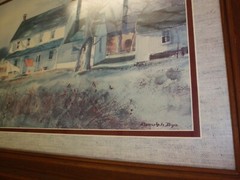 Runulph Bye Watercolor Painting “Country House” Framed Print Country Living!