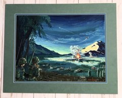 Aviation Painting AGOS Richard E. Williams Vietnam 1st Special Operations Wing