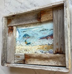 The Gulf, Original Oil Painting, Abstract, Coastal Arts