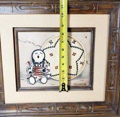 Millie Overfield (Tucson) Original Oil Painting Art – The Little Story Teller
