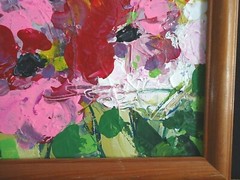BIRD PAINTING FRAMED acrylic Signed „Spring Scented“ 14×11 by Steven G. Graff