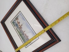 Plaza Panorama Country Club Plaza Kansas City Print Framed George Lightfoot 1992