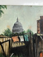 1950s African American Civil Rights Era Painting Washington DC
