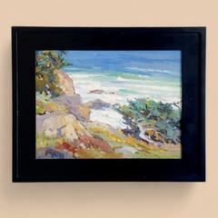 EDWARD NORTON WARD California Impressionist Point Lobos Big Sur Landscape