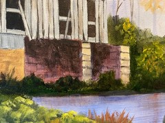 !6 x 20 Original Oil Painting on Canvas….“Season’s End“