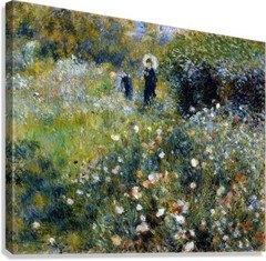 Auguste Renoir Woman in a Garden Reproduction – Giclee Canvas/Paper/Stretched