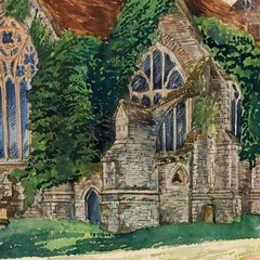 T.F. Wadmore – Mid 20th Century Watercolour, Church of Saint Thomas