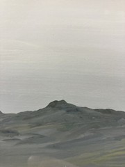 Gouache View Presumed Of The Zorgol Mountain Mongol Camp Near The Yak