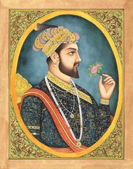 Painting Of Mughal Emperor Shahjahan Rare Mughal Art Painting 10×13 Inches