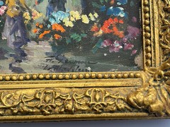 Francois Gerome Painting Impressionism France French Street Scene Listed Artist