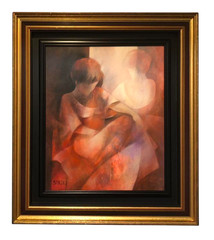 Henryk Kinski Oil Painting Signed on Canvas 25.5×22 in Contemporary Art Rare