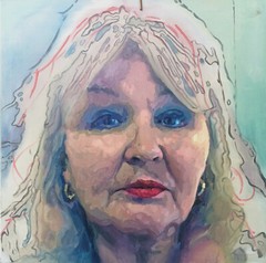 Older Women Female Girl Portrait Face Oil Academic Study Painting Art Student