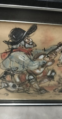 ELENA CASTELLANOS Cowbody Gaucho Campfire Scene Uraguay Argentina Listen Artist