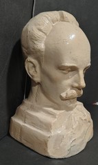 Jose Marti Antique Sculpture Jose Marti Bust Antique Cuban Sculpture