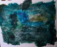 Mixed Media Painting Contemporary Abstract Art Informel Tachisme Zen Signed