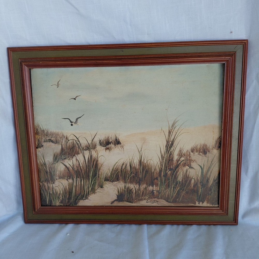 Vintage ESTELLE STAIR Painting ROCKPORT, TEXAS Estelle Stair Gallery Signed