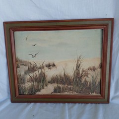 Vintage ESTELLE STAIR Painting ROCKPORT, TEXAS Estelle Stair Gallery Signed