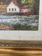 „Morning Light In The Country“ Giclee Hand Signed Canvas By Artist Robert Lui