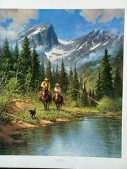 „Beside Still Waters“ by G Harvey. Framed Special Edition Print, includes COA