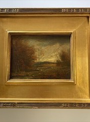 George Bruestle Painting Antique American Sunset Impressionism Tonalism New York