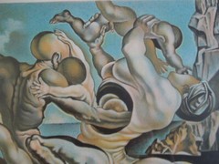 Salvador Dalí Signed Lithograph „Family of Marsupial Centaurs“ #72/300 Framed