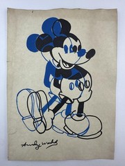 Andy Warhol COA Art Painting Original Drawing Vintage Paper Signed