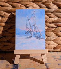 Fine Art Print, Endurance History Ship Nautical Antarctic Shipwreck, 3″ x 5″