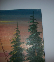 Vintage Original Oil Painting, by LEO SPOTTED ELK, South Dakota, Native American
