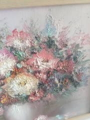 Maurice Helman Signed Original Vase Of Flowers Textured Oil Painting 18″×14″