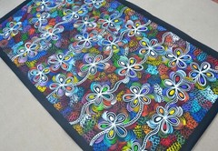 SELINA NUMINA 175 x 100 cm Original Aboriginal Painting. My Country