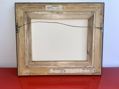Hard Edge Painting Surrealism Geometric 18” x 15” Fine Art Original Postmodern