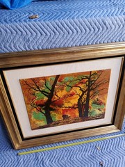 A.Amer Original Rare Artist Pai Ting Signed