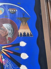Danny Miller Painting Student Of Blackbear Bosin Native American Indian Tribal