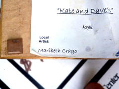 M I CRAGO Painting ART PICTURE BLUE HOME 8″ x 10″ on Canvas Board KATE & DAVES