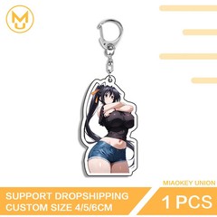 Himejima Akeno Seductive Bikini Acrylic Key Chains Hot Selling Oversize Pretty