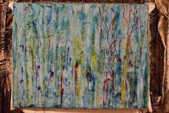 Mark Little original Professional￼ canvas￼ Painting 81” X 62” (6ft 9in)Abstract
