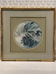 Chinese Landscape Painting on Silk, Signed, Rare Traditional Asian Art Gifts
