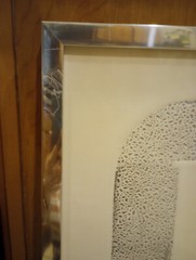 Original Signed Embossed Painting Farm Tractor Abstract Framed Limited Edition