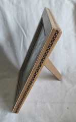 PERSIAN Miniature on Marquetry Frames KHATAM KARI 19th Century Hand Painted