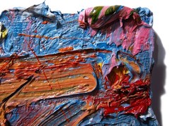 LANDSCAPE OIL█PAINTING█IMPRESSIONISM OUTSIDER█ART█SIGNED ABSTRACT ORIGINAL█DECO