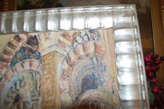 FRAMED ORIGINAL OIL ARCHES CORDOBA MOSQUE, SPAIN VIEW III ARTIST: HECTO VIDAL