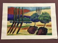 “Cyprus Gardens “ Original Oil Painting Landscape Signed Artist Diane F Barbee