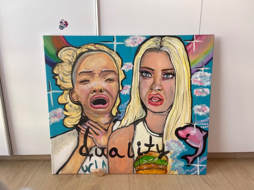 painting of Trisha Paytas