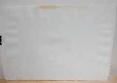 RICHARD P. SETH „WHITE BARN“ SMALL ORIGINAL WATERCOLOR LANDSCAPE PAINTING 1989