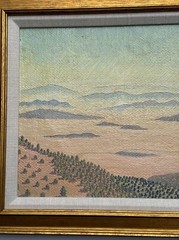 ANTIQUE MOUNTAIN VIEW PAINTING LANDSCAPE WPA AMERICAN REGIONALISM IMPRESSIONIST