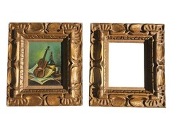 Oil Hand Painting On Wood Board And Free Matching Frame 8×10 Pictures 16x18Frame