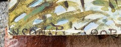 Washington DC. Artist Benson Bond Moore Pennsylvania Impressionist Landscape W/C