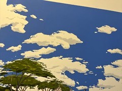 AFRICAN PLAINS Serigraph Print Enrica Marshall Safari Animals Zebra LIMITED /16
