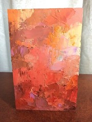 Painting of the famous Ukrainian painter Pavel Guzenko. 27×17 cm. Oil.Canvas.6