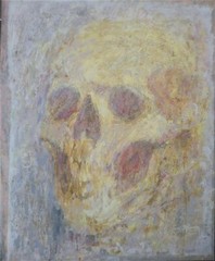 Sheba Sharrow, late 20th C American painter, original work „Veil of Veronica“